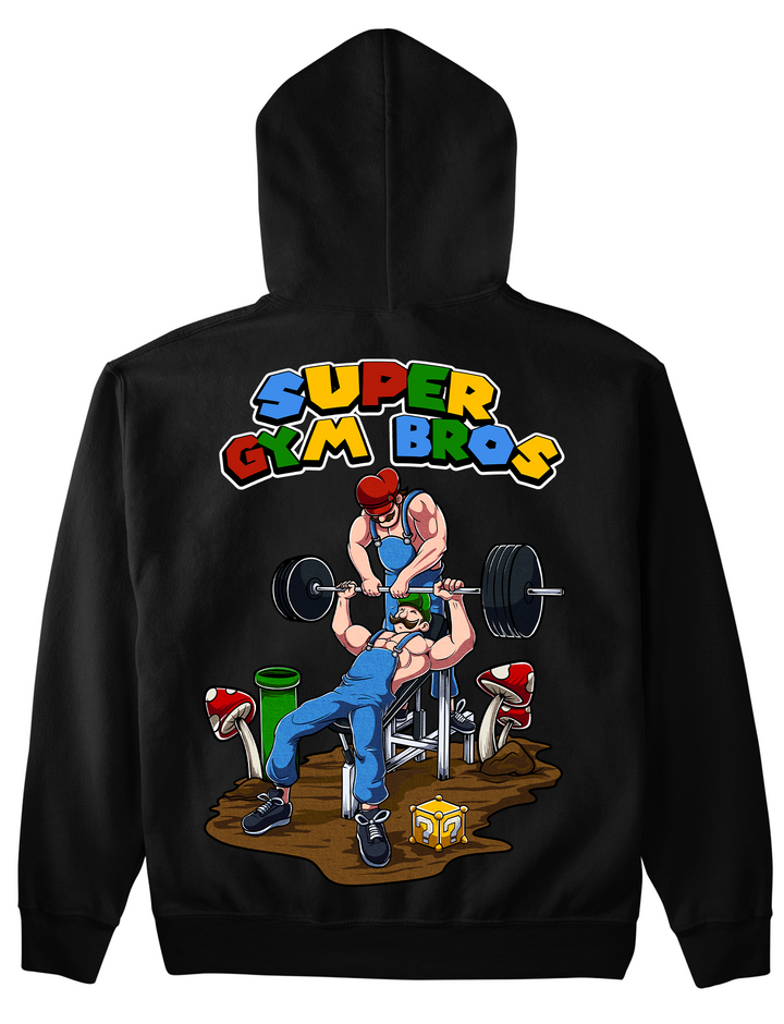 Super Gym Bros (Backprint) Hoodie