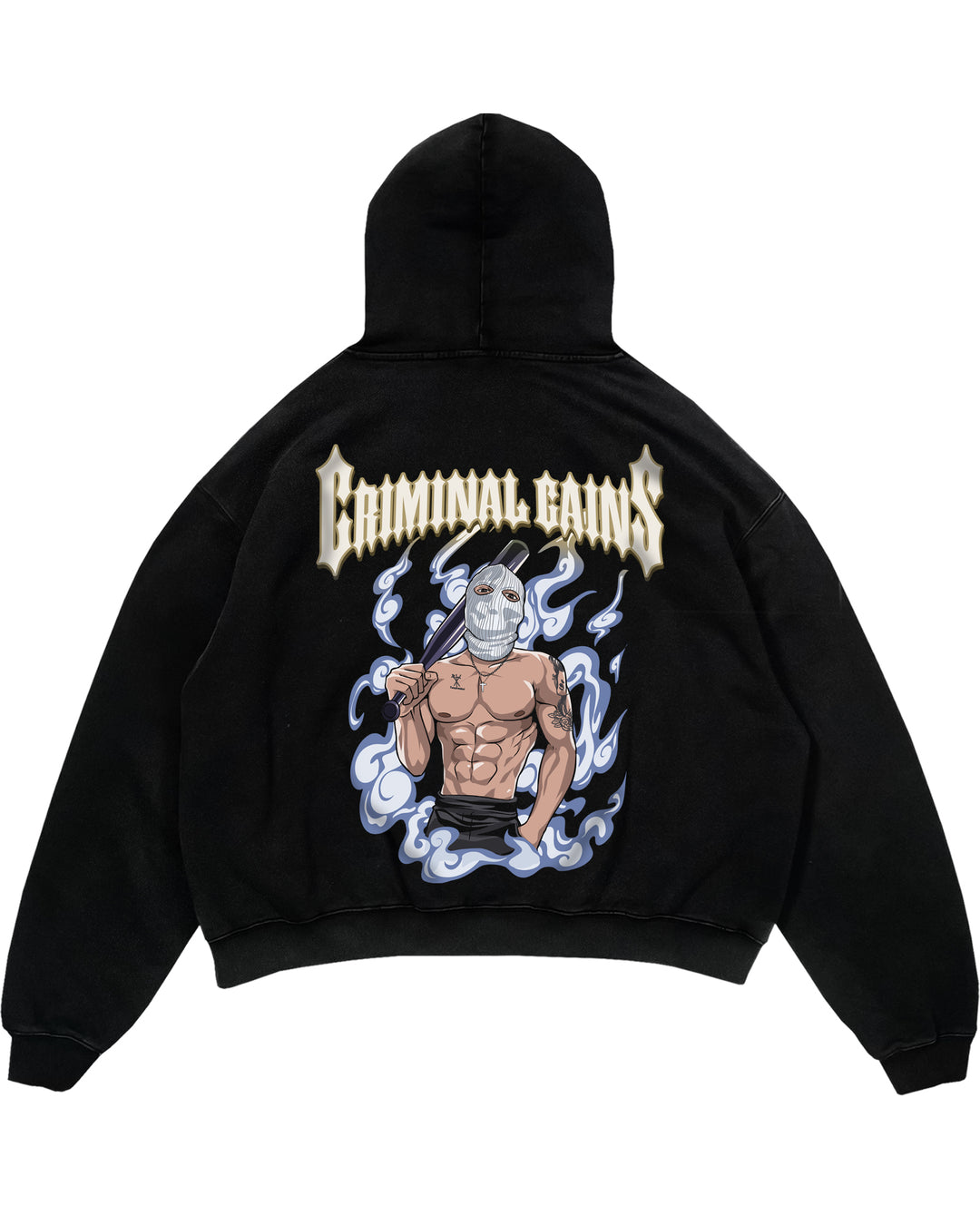 Criminal Gains Oversized (Backprint) Hoodie
