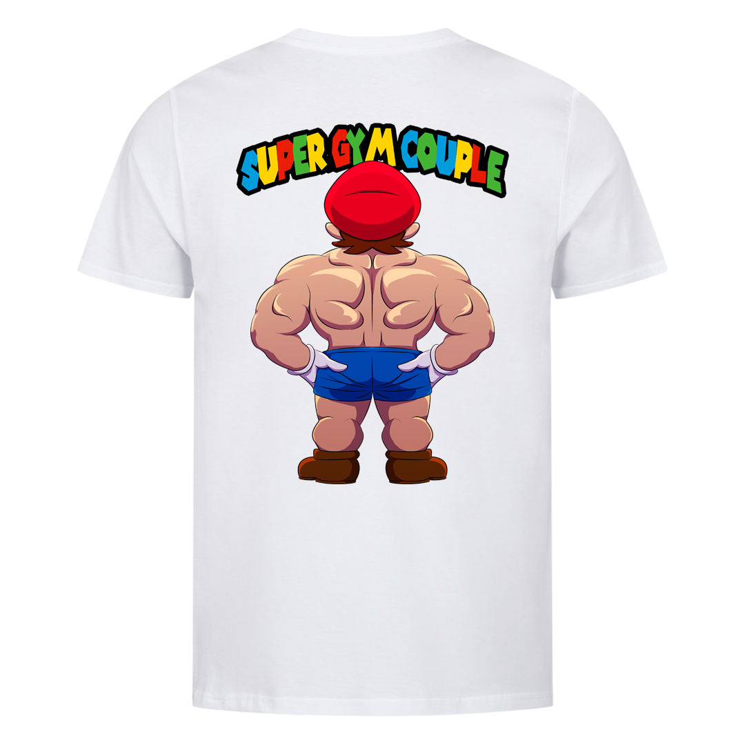 Super Gym Couple (Backprint) Shirt