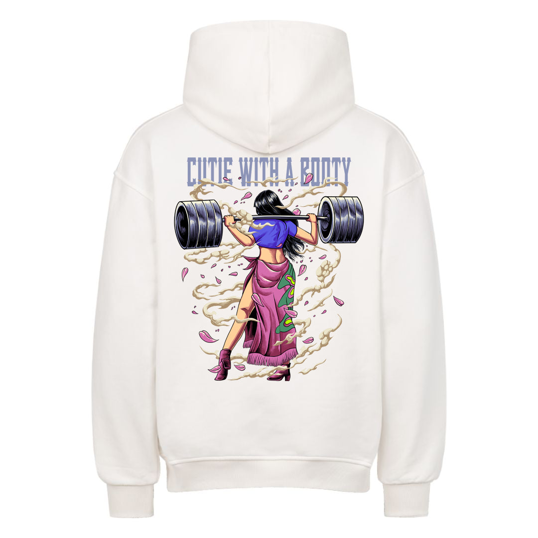 Cutie with a booty Oversized Hoodie