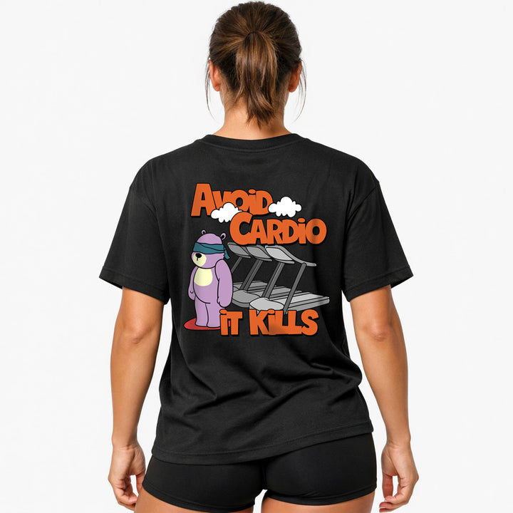 Camisa extragrande Evite Cardio (estampado en la espalda)