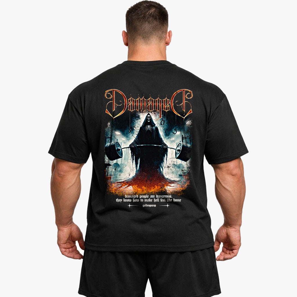 Damaged (backprint) Oversized Shirt