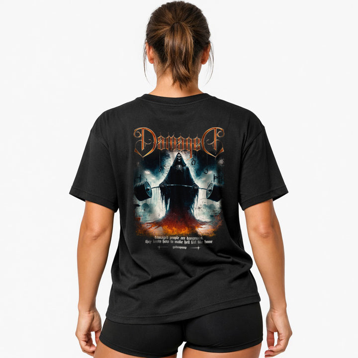 Damaged (backprint) Oversized Shirt