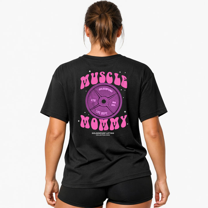 Muscle Mommy (Backprint) Oversized Shirt