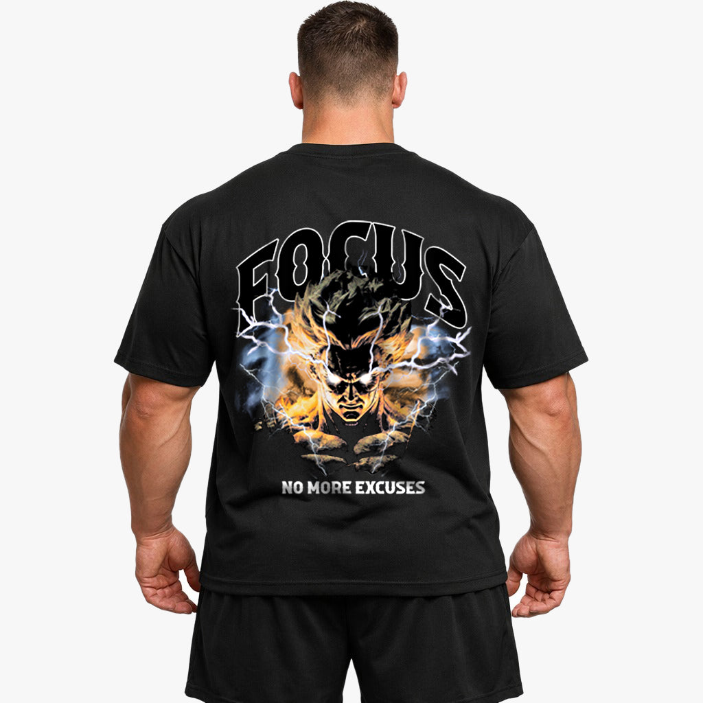 Chemise surdimensionnée Focus (avec imprimé dans le dos)