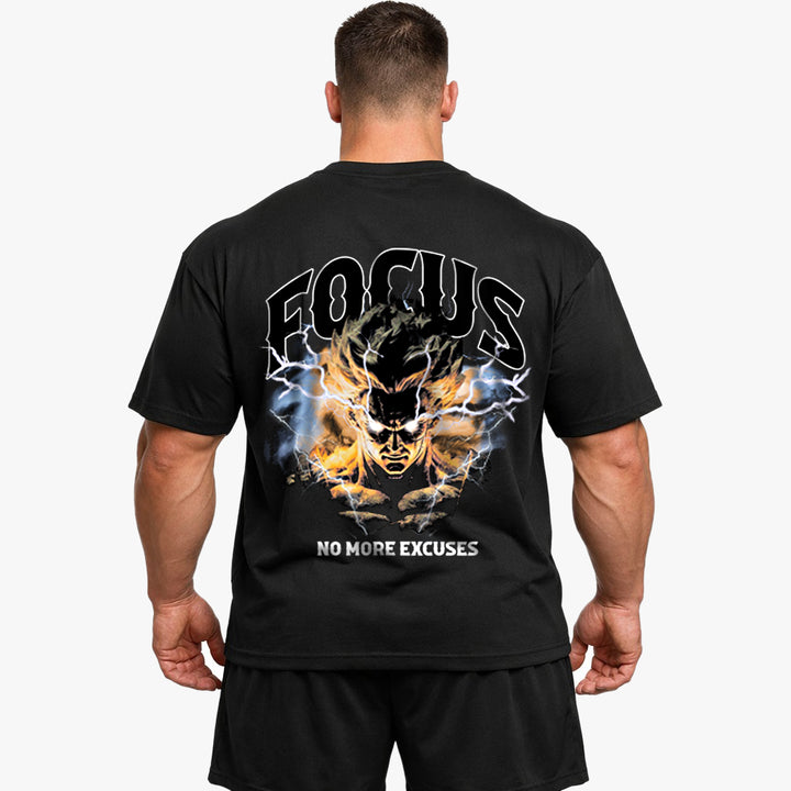 Chemise surdimensionnée Focus (avec imprimé dans le dos)