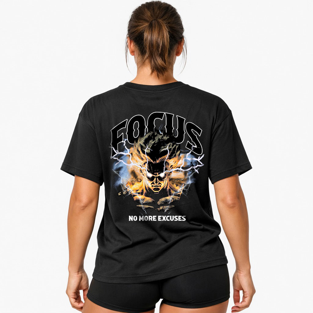 Chemise surdimensionnée Focus (avec imprimé dans le dos)