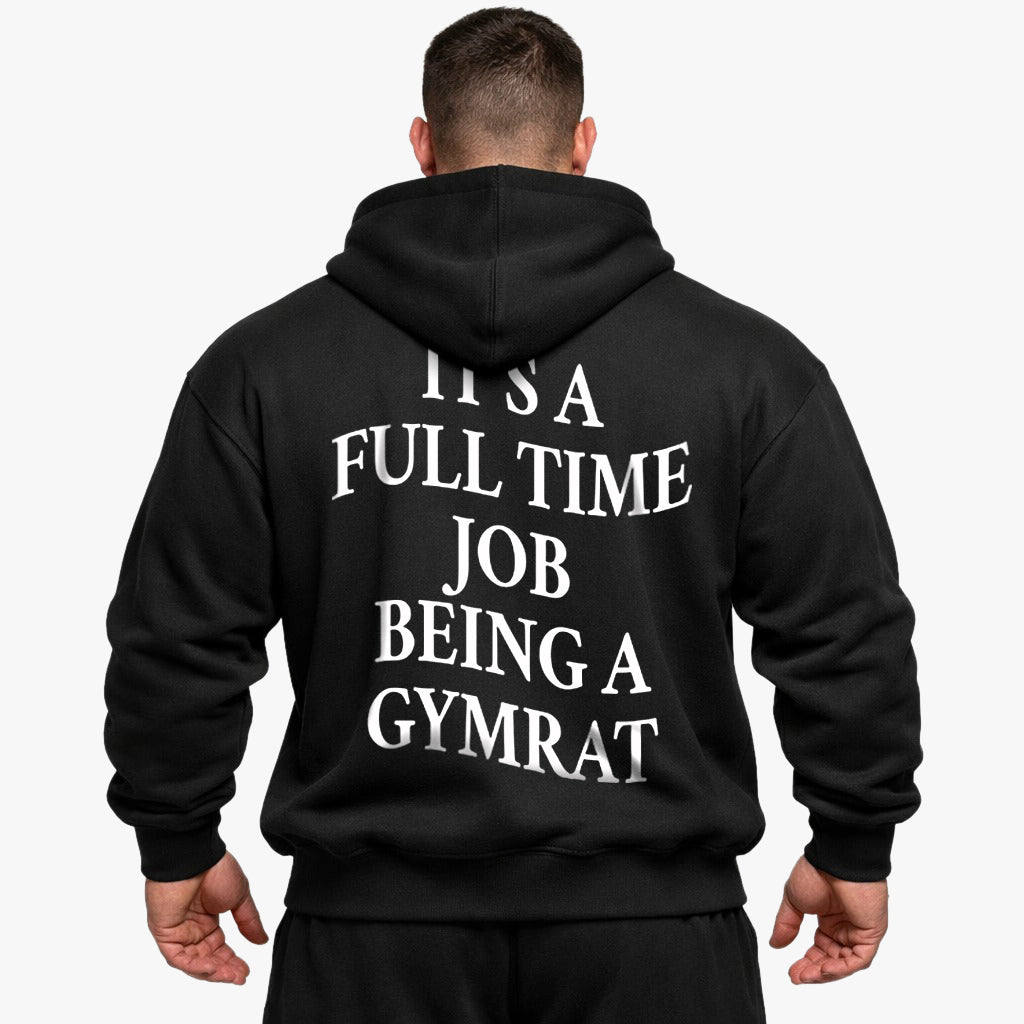 Full time job Oversized (Backprint) Hoodie