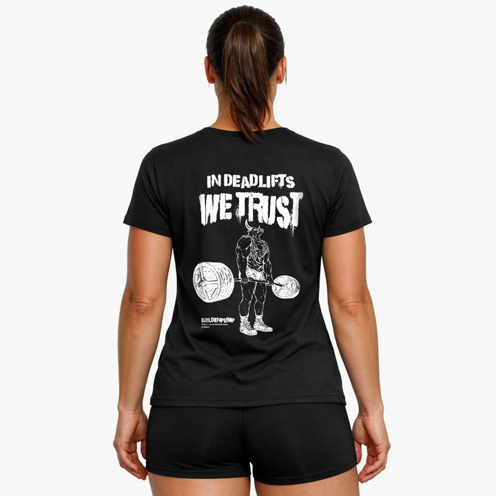 In Deadlifts we trust (Backprint) Shirt