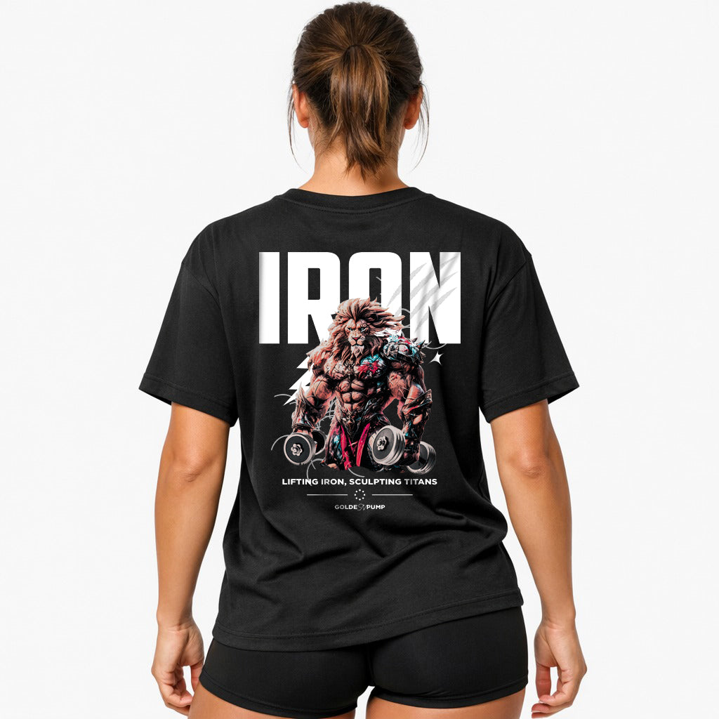 Iron-Lion (Backprint) Oversized Shirt
