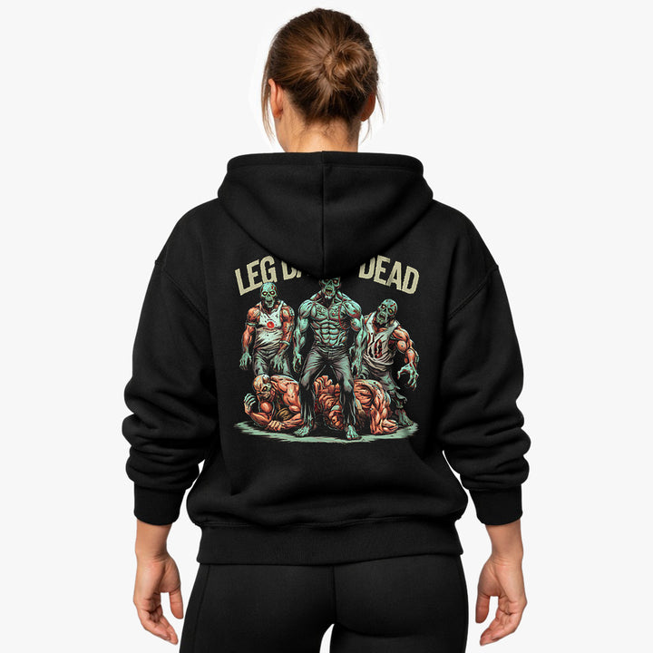 Leg day of the dead oversized (rugprint) hoodie