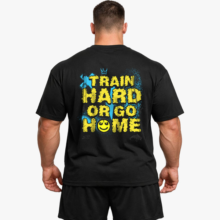 Train hard Oversized (Backprint) Shirt