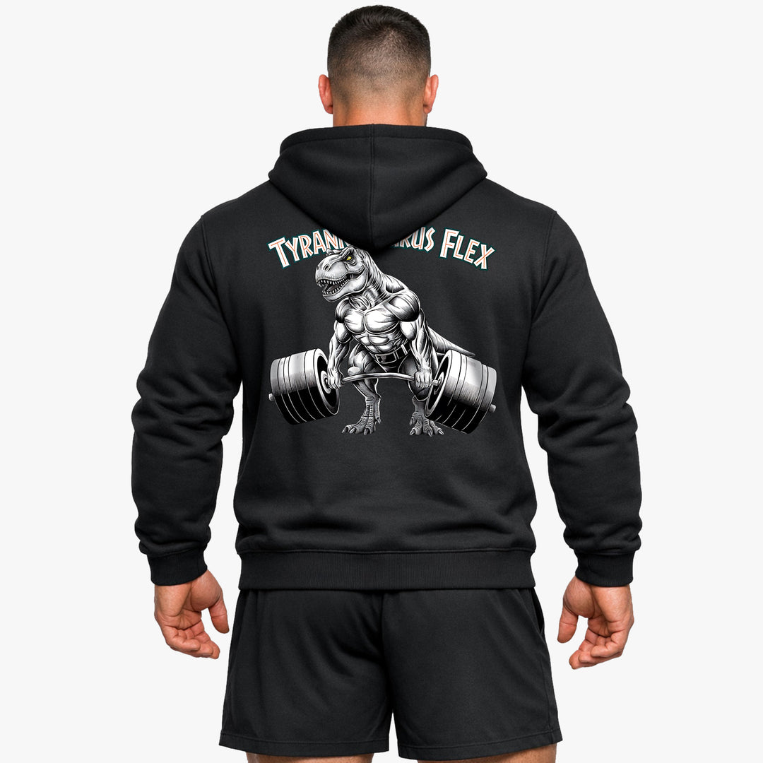 Sweat à capuche Tyrannosaurus Flex (empreinte arrière)