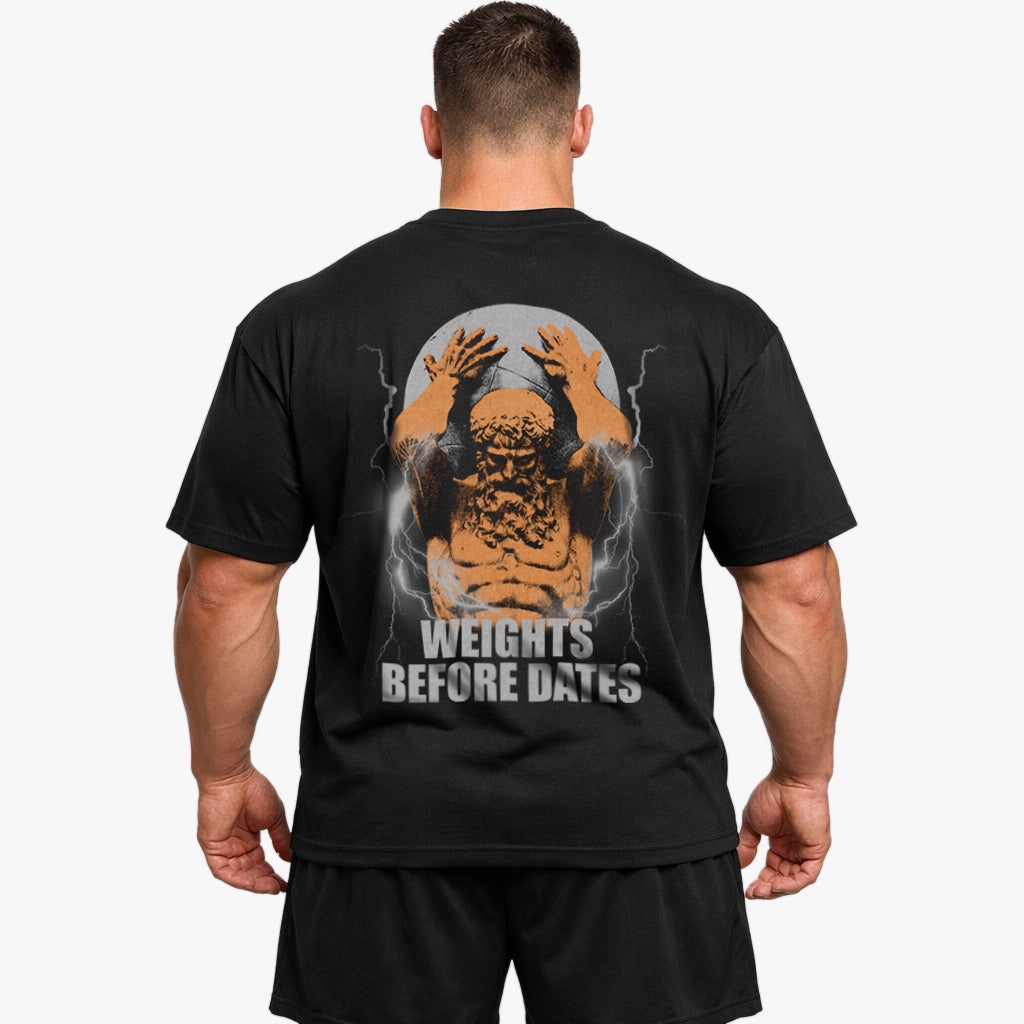 Weights before dates (Backprint) Oversize Blast