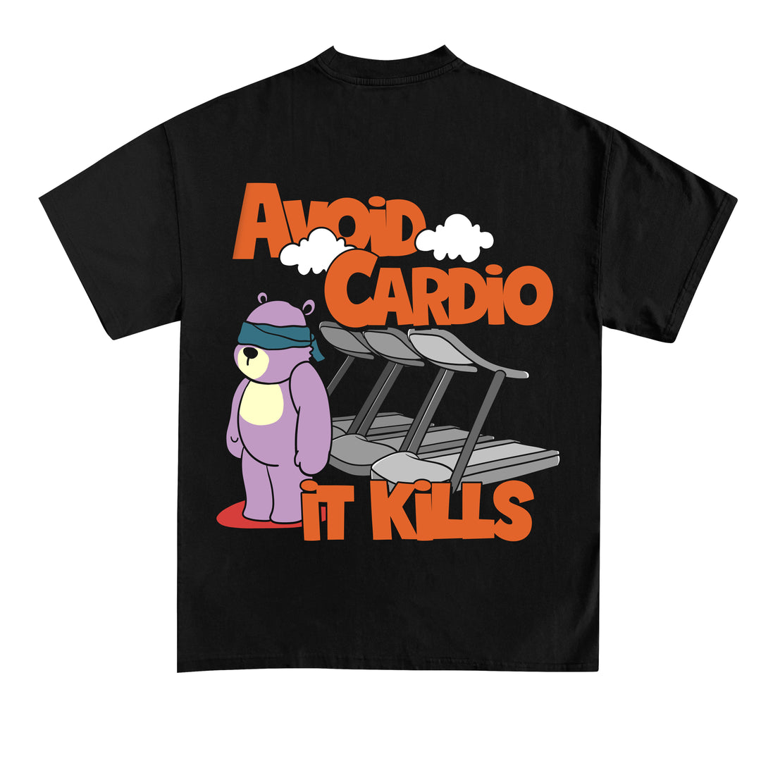 Vermijd Cardio-shirt (rugafdruk).