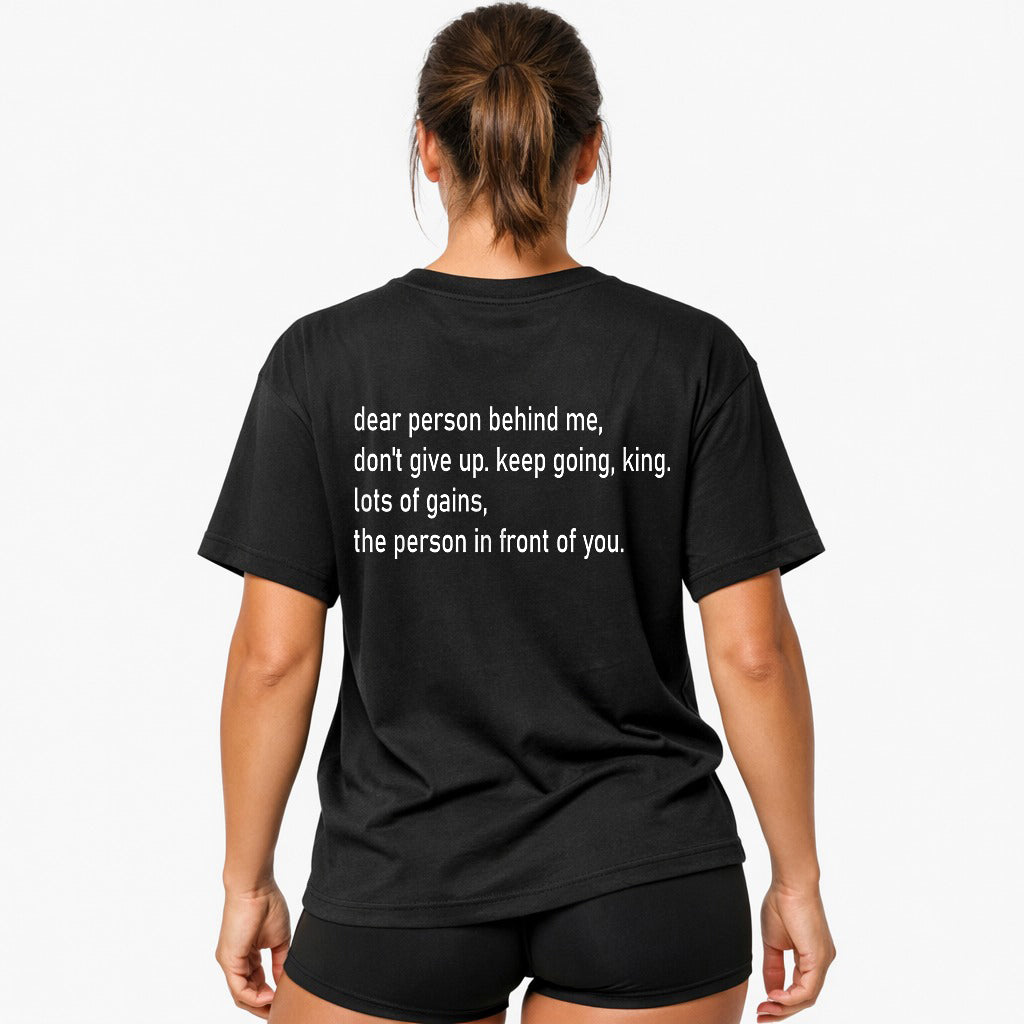 gains,(Backprint) Oversized Shirt