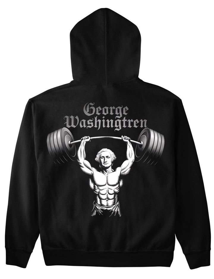 george washingtren (Backprint) Hoodie