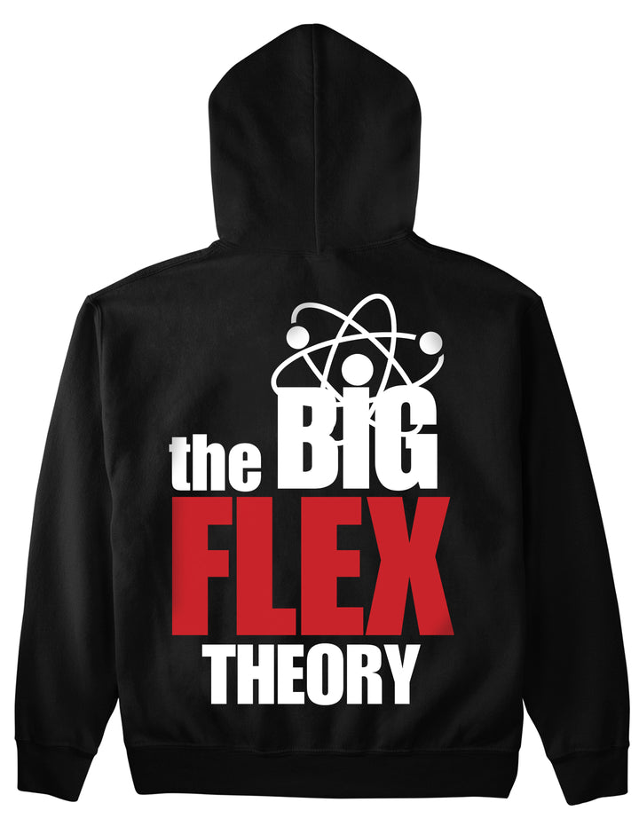 the big flex theory (Backprint) Hoodie