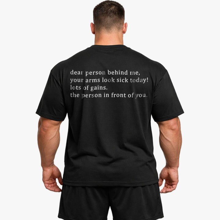 lots of gains (Backprint) Oversize Blast