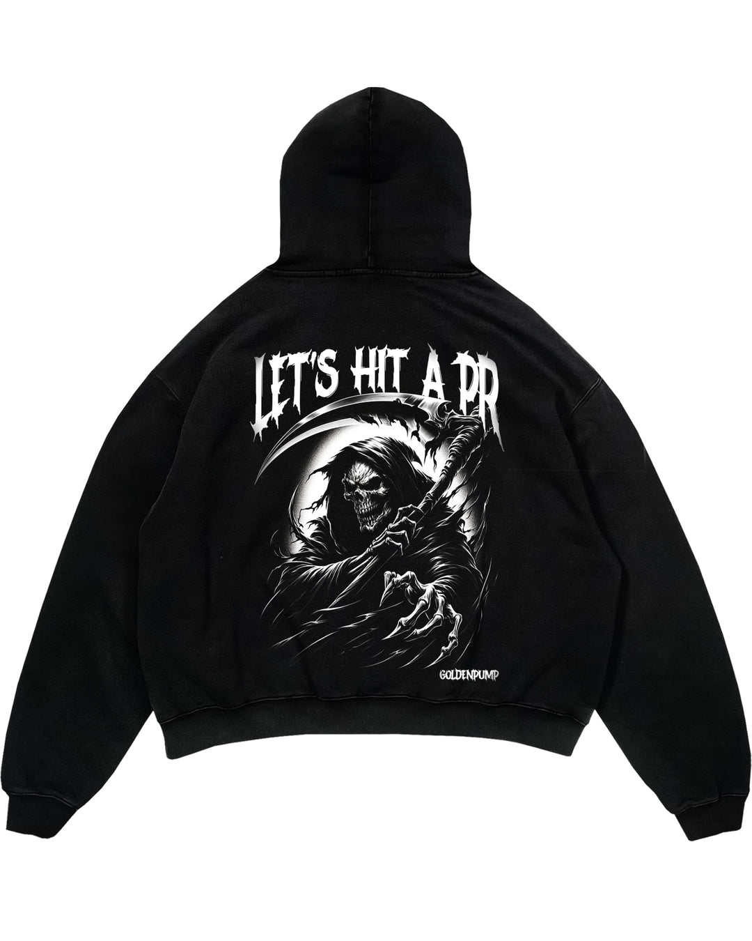 lets hit a pr Oversized (Backprint) Hoodie