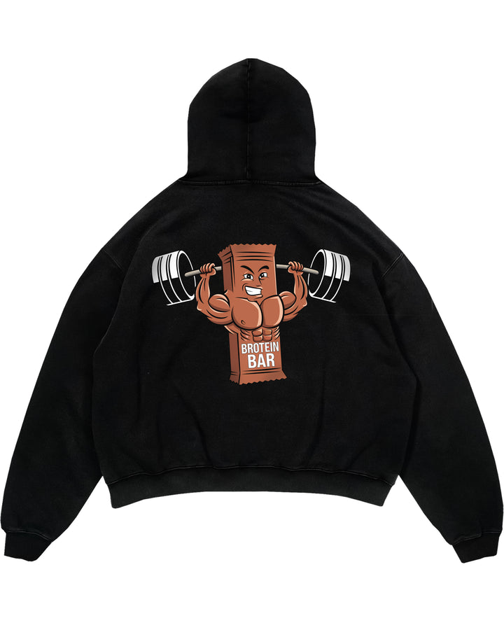 Brotein Bar (V2) Oversized (Backprint) Hoodie