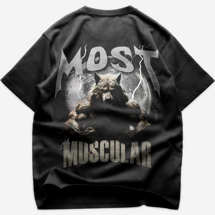 Most Muscular (Backprint) Oversized Shirt